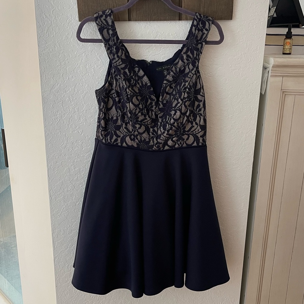 Navy blue dress